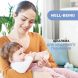 Бутылка пластиковая Well-Being 250 мл силиконовая соска от 2 месяцев средний поток (нейтральная) Chicco 28623.31, Оранжевый