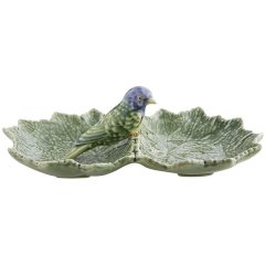 Подвійна миска з блакит. пташкою Cineraria Bordallo Pinheiro 65002704