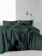 Комплект евро постельного белья SoundSleep MUSLIN Dark Green Sound sleep 93197670