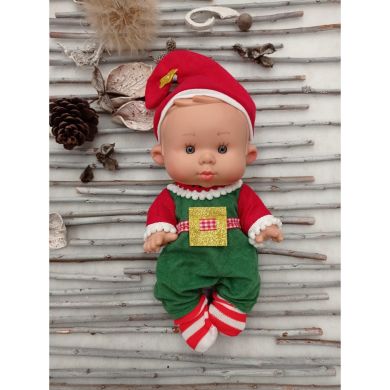 Пупс Marina & Pau Pepote Magic Christmas в новогоднем костюме 26 см в ассортименте 934