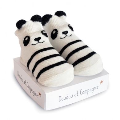 Шкарпетки DouDou NEWBORN звірятка-резиночки, 0-6міс, у коробці, DC3705 DC3705