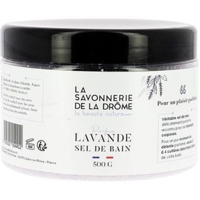 Сіль для ванни &laquo;Лаванда&raquo;, 500 г Savon de la Dr&ocirc;me 3760311954412