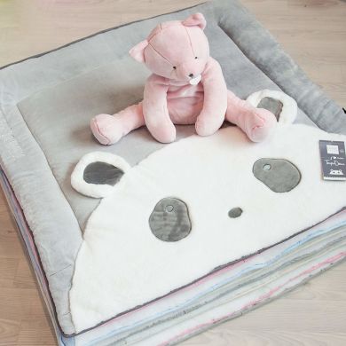 Синій килим Doudou Bear 100x100 см DC3064