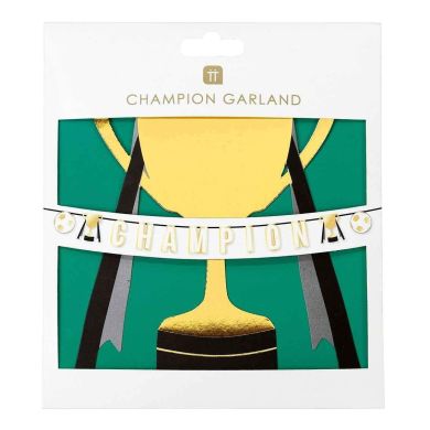 Праздничная гирлянда Talking Tables Party Champions золотистая 3 м CHAMP-GARLAND