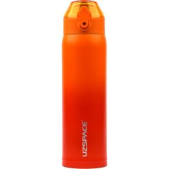 Термочашка для напоїв UZSPACE X4 Gradient 500 мл помаранчево-червона UzSpace 4201, Помаранчевий