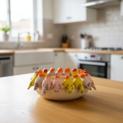 Ваза низька Пташки, мультікол., кераміка Werner Voss 56447