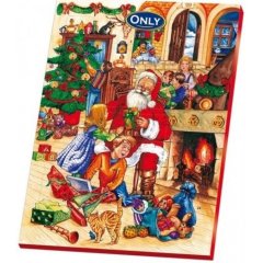 Адвент-календарь по молочному шоколаду Only 50 г Only 9002859125232