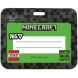 Бейдж без стрічки горизонтальний Yes Minecraft Heroes слайдер 940399