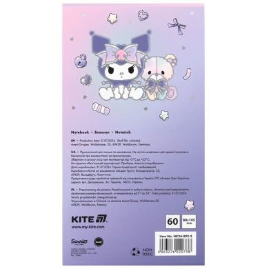 Блокнот на магните, 60 листов, клетка, Hello Kitty-2 HK24-092-2