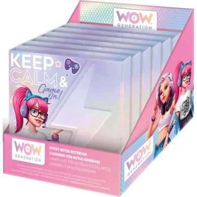 Блокнот з набором стікерів Wow Generation WOW00074