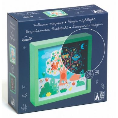 Волшебный ночник Дерево LED Djeco DD03485, Бирюзовый