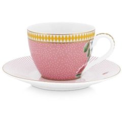 Чашка з блюдцем Pip Studio La Majorelle рожевий 120 мл 51.004.106
