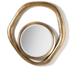 Зеркало ANT.GOLD металл, 78x72,5см Fancy home collection 200-210