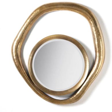 Зеркало ANT.GOLD металл, 78x72,5см Fancy home collection 200-210