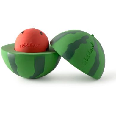 Іграшка-пазл &laquo;Кавун&raquo; та брязкальце-куля, Oli&Carol L-PUZZLE-BOX- WATERMELON