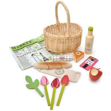 Игрушка из дерева Плетеная корзина для покупок Tender Leaf Toys TL8286