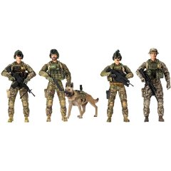 Игровой набор фигурок солдат ELITE FORCE РЕЙНЖЕРЫ (5 фигурок, аксессуар.) 101855