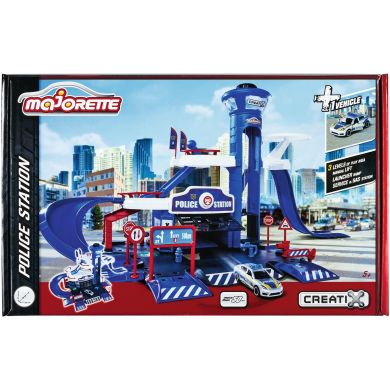 Игровой набор Majorette Креатикс. Полиция, 3 этажа, 1 машинка, 72 х 38 х 33 см, 5+ MAJORETTE 2050036