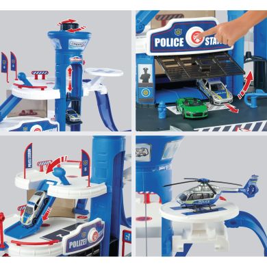 Игровой набор Majorette Креатикс. Полиция, 3 этажа, 1 машинка, 72 х 38 х 33 см, 5+ MAJORETTE 2050036