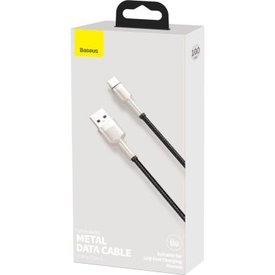 Кабель Baseus USB to Type-C 66W 1m CAKF000101 чорний