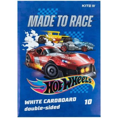 Картон білий. (10арк) A4 Hot Wheels Kite HW24-254