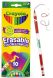 Цветные карандашиCrayola со специальными ластиками 10 шт 256247.024
