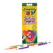 Кольорові олівці Crayola зі спеціальними гумками 10 шт 256247.024