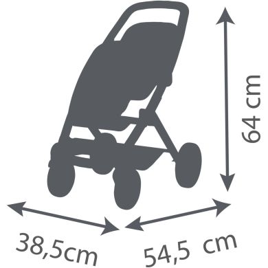 Коляска для кукол-близнецов Maxi-Cosi Айвори, 54х38,5х64 см, 3+ 7600253222