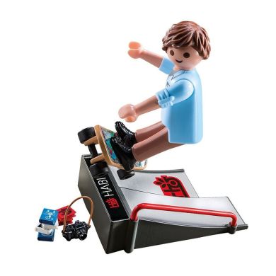 Конструктор Playmobil Скейтбордист с рампой 9094