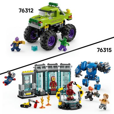 Конструктор Вантажівка Халка проти Таноса LEGO Super Heroes 76312