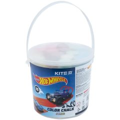 Крейда кольорова Jumbo, 15 шт. у відерці Hot Wheels Kite HW21-074
