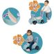 Машина для катання малюка Стіч, 54х27х40 см, 10 мic.+ SMOBY TOYS 7600720552
