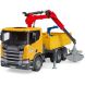 Машинка игрушечная Автомобиль Scania Super 560R с краном-манипулятором и аксессуарами Bruder 03551