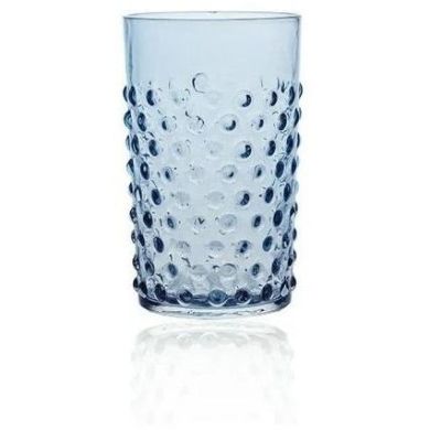 Набір 2шт стаканів Blue Smoke Hobnail 200мл, синій димч. KLIMCHI 21013/200-334/27/2