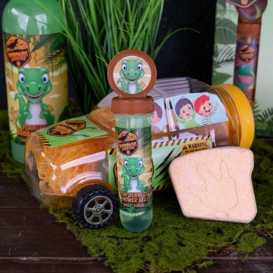 Набір для ванни DINOPARK ADVENTURE "Автомобіль Рейнджера": 30 мл гель для душу, 50 г ванна бомба, 10 г г ACCENTRA 6054926 4015953664793