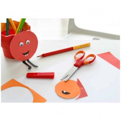 Ножиці дитячі Faber-Castell Grip червоні 181550 28282
