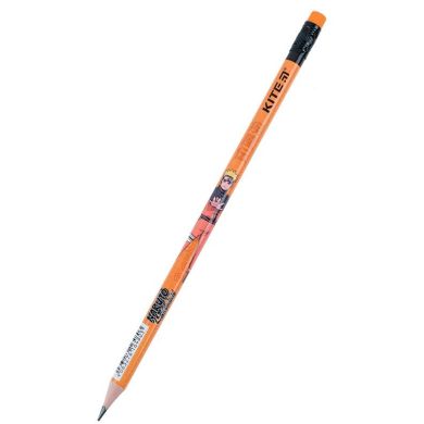 Олівець графітний з гумкою Наруто , 36 шт., туба KITE NR23-056