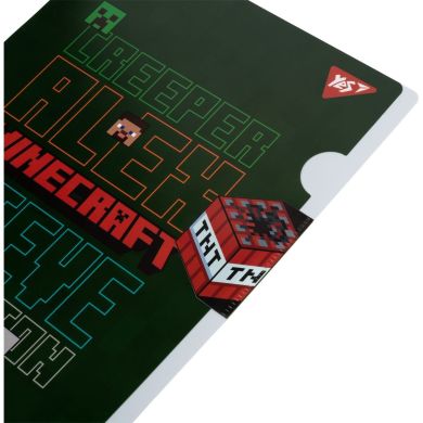 Папка-уголок A4 с клапаном Minecraft YES 492107