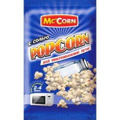 Попкорн Mr'Corn з сіллю для МХП, 90 г Mr'Corn 02MrC01