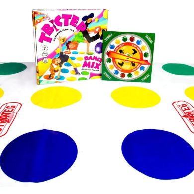 Развлекательная игра 30277 (укр) Твистер dance mix, в кор-ке 25-25,5-5,3 см STRATEG 30277