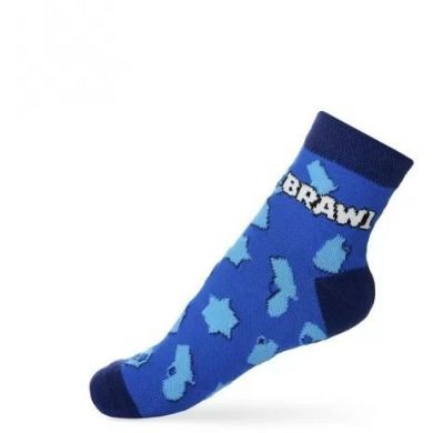 Шкарпетки дитячі V&T 024-1615 Brawl Blue 18-20, Синій 4823103434574