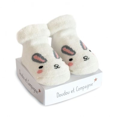Носки DouDou NEWBORN носочки-зверюшки, 0-6мес, в коробке, DC3706 DC3706