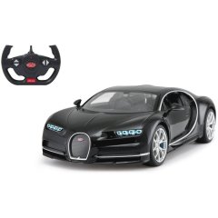 Автомобиль на радиоуправлении Bugatti Chiron 1:14 черный 2,4 ГГц Rastar Jamara 405134
