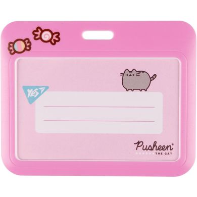 Бейдж без стрічки горизонтальний Yes Pusheen, слайдер 940323