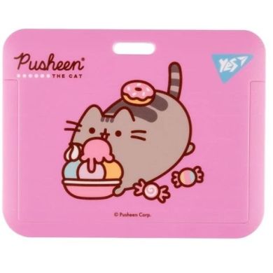 Бейдж без стрічки горизонтальний Yes Pusheen, слайдер 940323