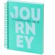 Блокнот на спіралі тверда обкладинка, А5, 120 аркушів, клітинка, Journey 8464-3-A