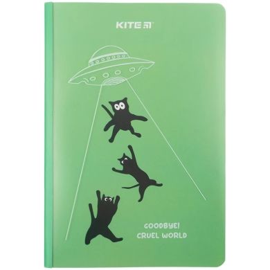 Блокнот пласт. обкл двійна, А5+, 40 аркушів, Cruel world Kite K23-460-2