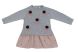 Детское платье Dr. Kid 9M Серое DK384/OI20