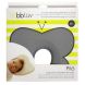 Эргономичный подголовник Bbluv Pil&ouml; Подушечка для новорожденного серая B0120, 23 x 21