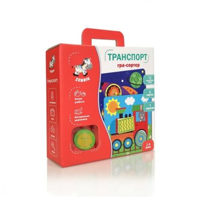Гра настільна Vladi Toys з деревини Мозаїка. Транспорт ZB2002-06